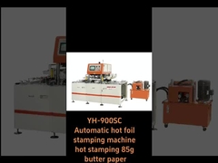Automatyczna maszyna do hot-stampingu YH-900SC, hot stamping, papier masłowy 85g