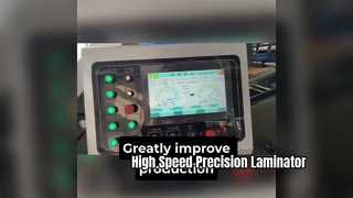 Szybki laminator rowkowy do precyzyjnego pakowania