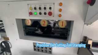 Automatyczna maszyna do sztancowania i tłoczenia folii JIGUO TMY-800H