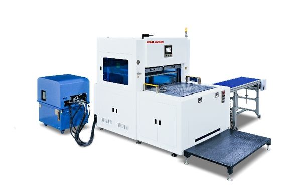 kupować JIGUO SJG-1300 Stripping For Materials Such As Boxes Of Different Specifications Semi-Automatic Blanking Machine For Packaging online manufacture