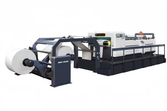 kupować JIGUO   ZWC-1700-2 Paper Sheeter Cutter Machine,Maximum cutting meter speed:300m/min,Power supply:AC380V/220Vx50HZ,Cutting accuracy:+/-0.4mm online manufacture