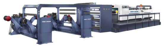 kupować JIGUO ZWC-1400-4 Paper Sheeter Cutter Machine,Maximum cutting meter speed:Maximum cutting meter speed,Maximum cutting speed:300cuts/min,Cutting accuracy：+/-1mm online manufacture
