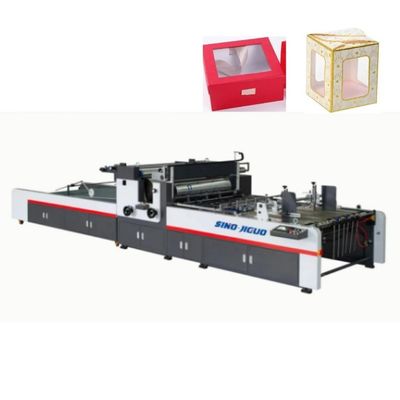 Maszyna do łatania okien kartonowych E-Flute 100 × 100 mm Automatyczna sklejarka do folderów