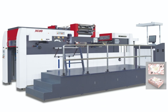 Wysokiej prędkości automatyczna maszyna do pieczania folii na gorąco Maks. zakres pieczania 103 * 730 mm 5 rolki foliowe