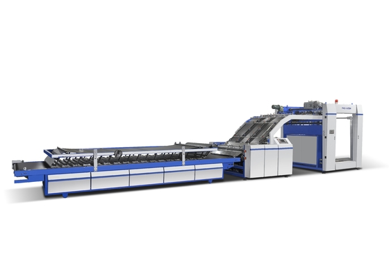 JIGUO FMZ-1300 Automatyczna maszyna do laminowania fletu Maksymalny rozmiar laminowania 1300mm × 1250mm Prędkość ekonomiczna 0-100 arkuszy/min Głowa grubość papieru A/B/C/E Flut 3/4/5 warstwy