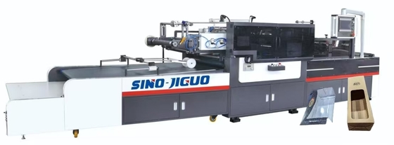 JIGUO TC-1250Q Full Servo Intrliligent Corner Cutting and Line Pressing Window Machine,Film Sheet Thickness (mm):0.03-0.3mm,V Max Cutting.Szybkość pracy:15000+ s/h (Szybkość cięcia i zwiększania kątów)
