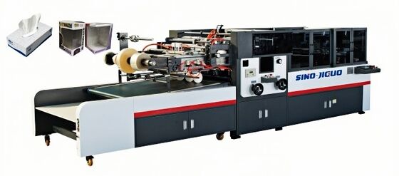 JIGUO Wydajna maszyna do oklejania okien z wycinaniem narożników i bigowaniem dla opakowań