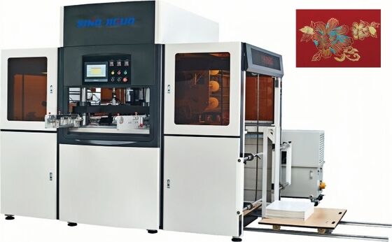 Dokładność hot stampingu folią ±0,1 mm Automatyczna maszyna do hot stampingu folią do pudełek na prezenty