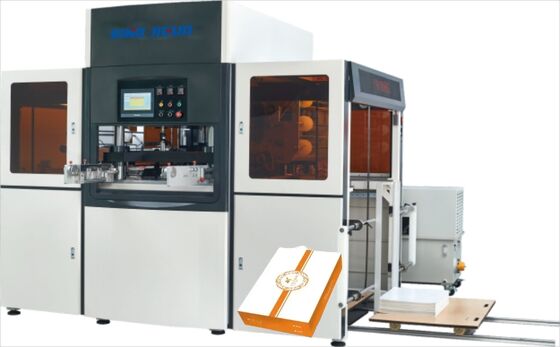 JIGUO YH-1060G Automatyczne serwo tłoczenie na gorąco Mahcine, odpowiednia grubość arkusza: 120-3000gsm, prędkość robocza tłoczenia: 1100 ~ 1400 s/h, liczba rolek tłoczących: trzy rolki