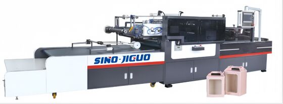 JIGUO TC-1100S Automatic Servo Hot Stamping Machine,Max. sheet size (mm):1100*850mm,Film Sheet Thickness (mm):0.03-0.3,Max. Working Speed:≤ 30000s/h (Depend on different product size).